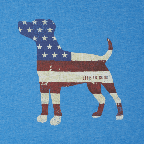 Life is Good Americana Dog Cool Tee