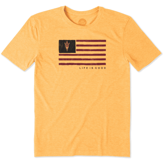 Men's Arizona State Team Flag Cool Tee Men's Arizona State Team Flag Cool Tee