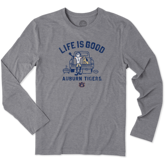 Men's Auburn Tailgate Jake Long Sleeve Cool Tee Men's Auburn Tailgate Jake Long Sleeve Cool Tee