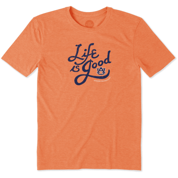 Men's Auburn Tigers Flourish Lig Cool Tee Men's Auburn Tigers Flourish Lig Cool Tee