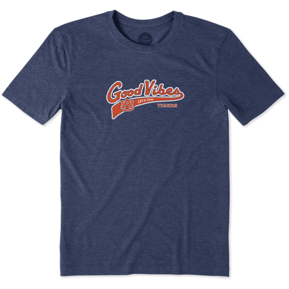 Men's Auburn Tigers Good Vibes Tailwhip Cool Tee Men's Auburn Tigers Good Vibes Tailwhip Cool Tee