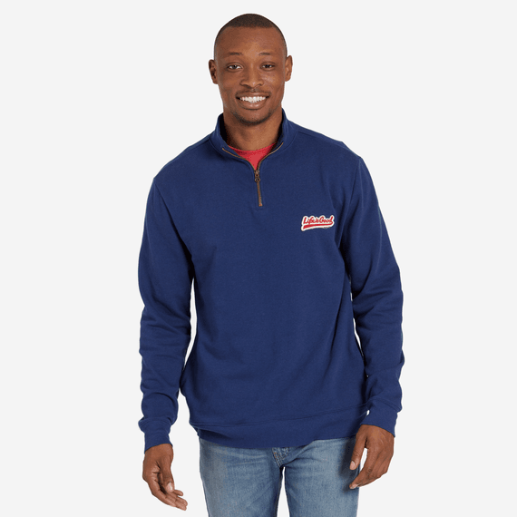 Men's Ballyard Script Simply True Quarter Zip Men's Ballyard Script Simply True Quarter Zip