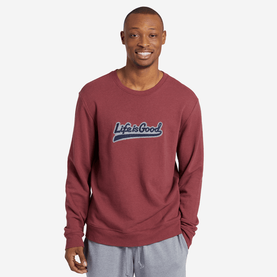 Men's Ballyard Script Simply True Crew Men's Ballyard Script Simply True Crew