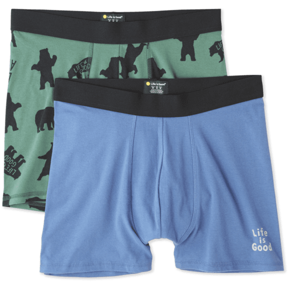 Men's Bear Boxer Pack Boxer Brief Set Men's Bear Boxer Pack Boxer Brief Set