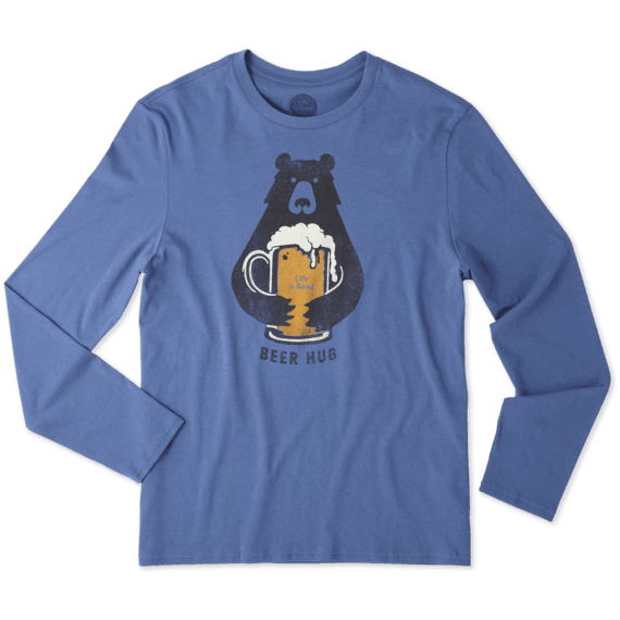 Men's Beer Hug Long Sleeve Smooth Tee Men's Beer Hug Long Sleeve Smooth Tee