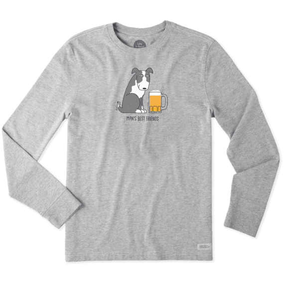 Men's Best Friend Long Sleeve Crusher Tee Men's Best Friend Long Sleeve Crusher Tee