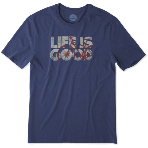 Men's Bike Life is Good Smooth Tee Men's Bike Life is Good Smooth Tee