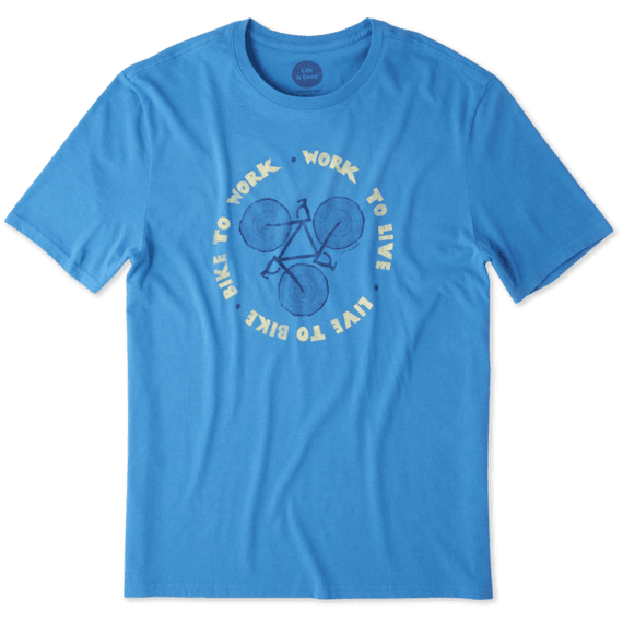 Men's Bike to work Smooth Tee Men's Bike to work Smooth Tee