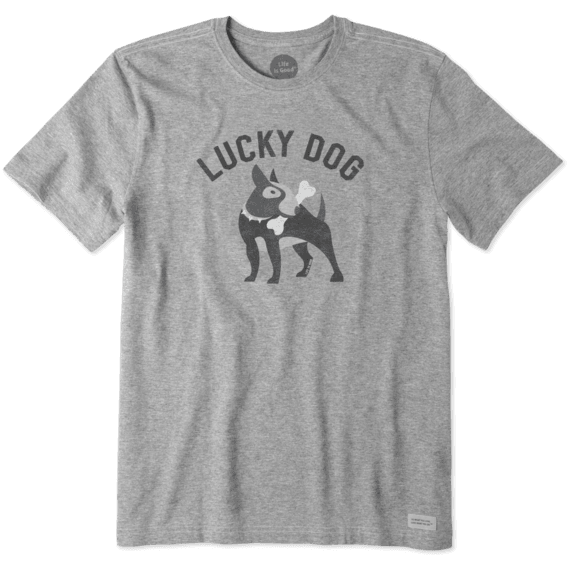 Men's Block Lucky Dog Crusher Tee Men's Block Lucky Dog Crusher Tee