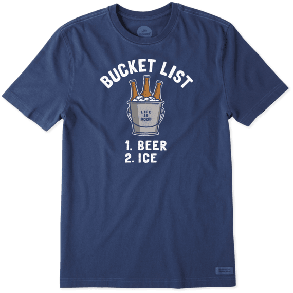 Men's Bucket List Crusher Tee Men's Bucket List Crusher Tee