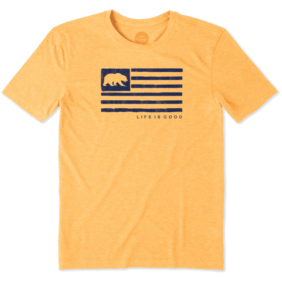 Men's California Golden Bears Team Flag Cool Tee Men's California Golden Bears Team Flag Cool Tee