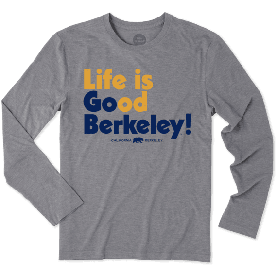 Men's California Life is Good Long Sleeve Cool Tee Men's California Life is Good Long Sleeve Cool Tee