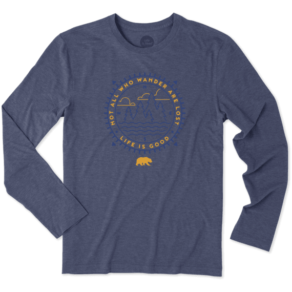 Men's California Wander Long Sleeve Cool Tee Men's California Wander Long Sleeve Cool Tee