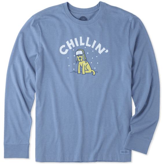Men's Chillin' Rocket Long Sleeve Crusher Tee Men's Chillin' Rocket Long Sleeve Crusher Tee