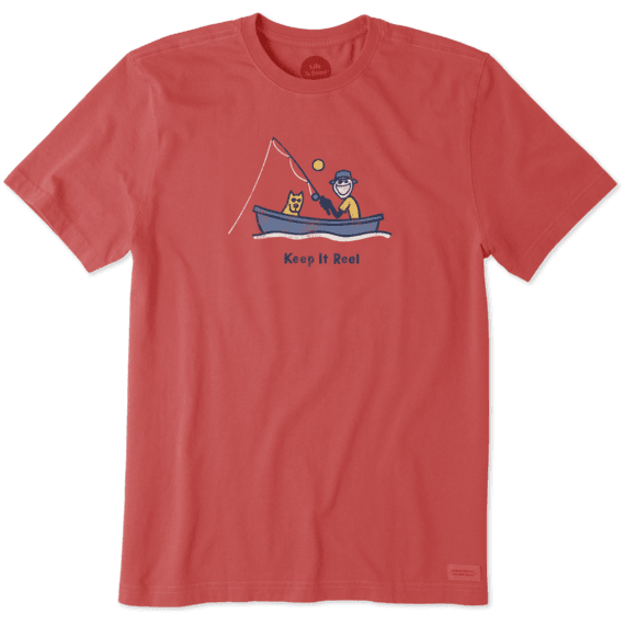 Men's Classic Keep It Reel Crusher Tee Men's Classic Keep It Reel Crusher Tee