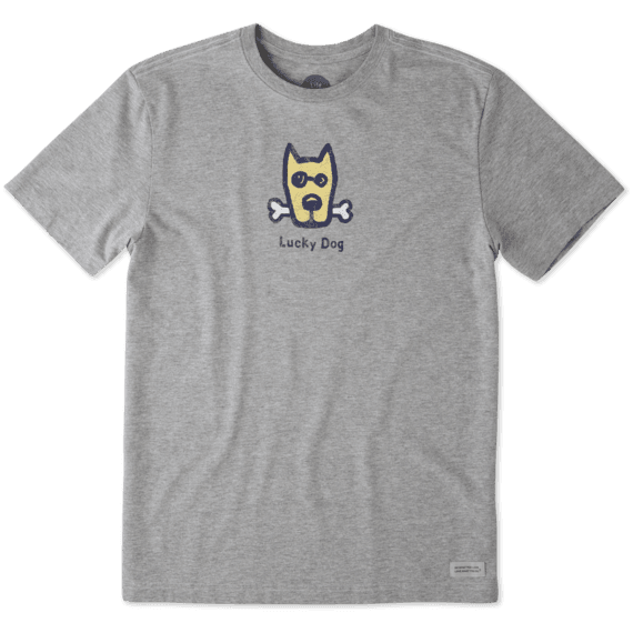 Men's Classic Lucky Dog Crusher Tee Men's Classic Lucky Dog Crusher Tee