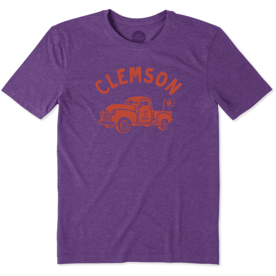 Men's Clemson Vintage Truck Cool Tee Men's Clemson Vintage Truck Cool Tee