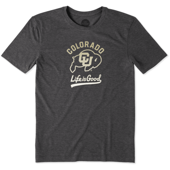 Men's Colorado Buffaloes Gradient Tailwhip Cool Tee Men's Colorado Buffaloes Gradient Tailwhip Cool Tee