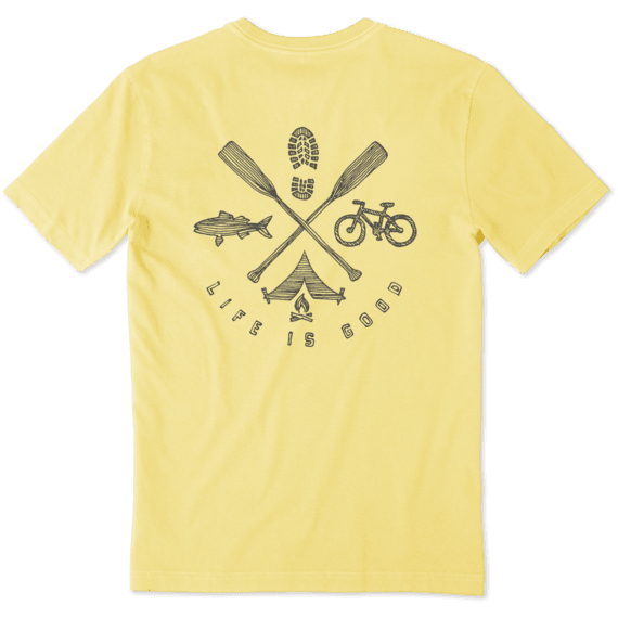 Men's Crossed Oars Crusher Tee Men's Crossed Oars Crusher Tee