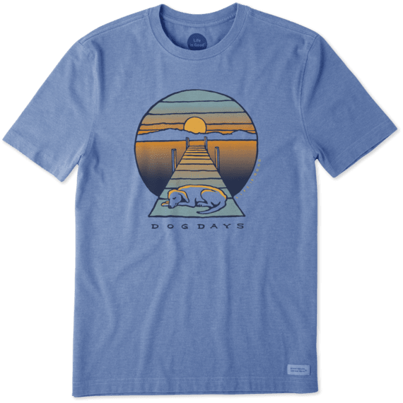 Men's Dog Dock Days Crusher Tee Men's Dog Dock Days Crusher Tee