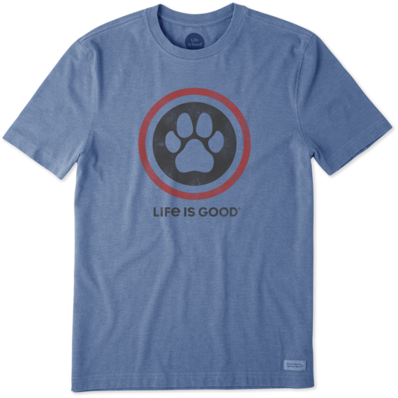 Men's Dog Paw Coin Crusher Tee Men's Dog Paw Coin Crusher Tee