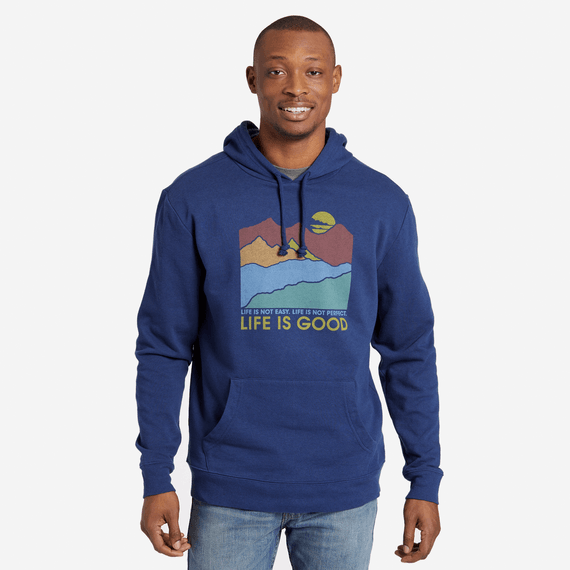Men's Easy Perfect Good Simply True Hoodie Men's Easy Perfect Good Simply True Hoodie