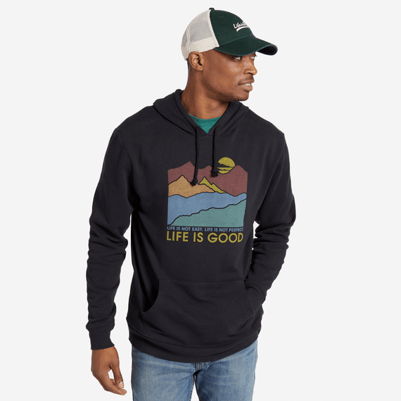 Men's Easy Perfect Good Simply True Hoodie Men's Easy Perfect Good Simply True Hoodie