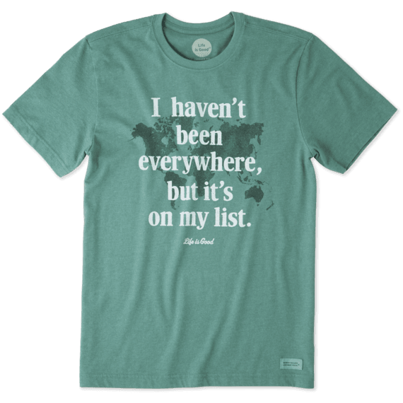 Men's Everywhere Is On My List Crusher Tee Men's Everywhere Is On My List Crusher Tee