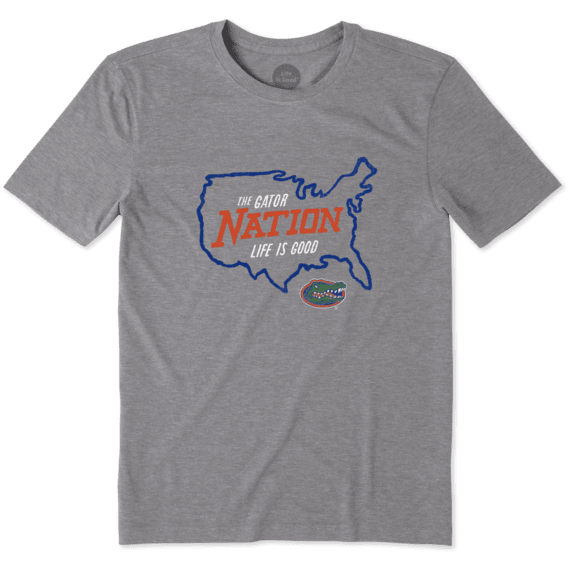 Men's Florida Gators Nation Outline Cool Tee Men's Florida Gators Nation Outline Cool Tee