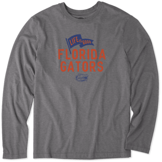 Men's Florida Gators Pennant Long Sleeve Cool Tee Men's Florida Gators Pennant Long Sleeve Cool Tee