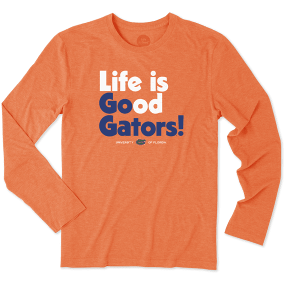 Men's Florida Life is Good Long Sleeve Cool Tee Men's Florida Life is Good Long Sleeve Cool Tee