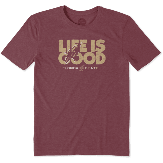 Men's Florida State Life is Good Cool Tee Men's Florida State Life is Good Cool Tee