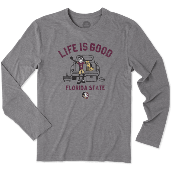 Men's Florida State Tailgate Jake Long Sleeve Cool Tee Men's Florida State Tailgate Jake Long Sleeve Cool Tee