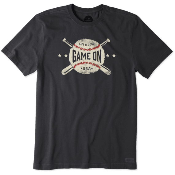 Men's Game On Baseball Crusher Tee Men's Game On Baseball Crusher Tee