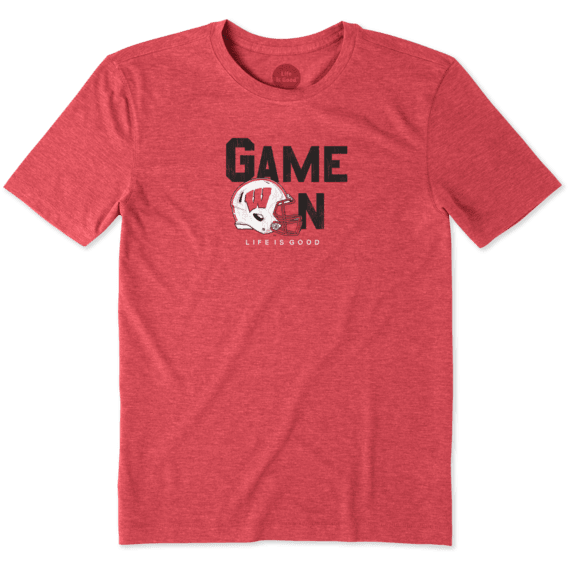Men's Game On Wisconsin Cool Tee Men's Game On Wisconsin Cool Tee