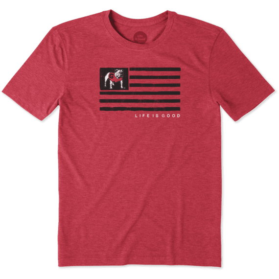 Men's Georgia Team Flag Cool Tee Men's Georgia Team Flag Cool Tee