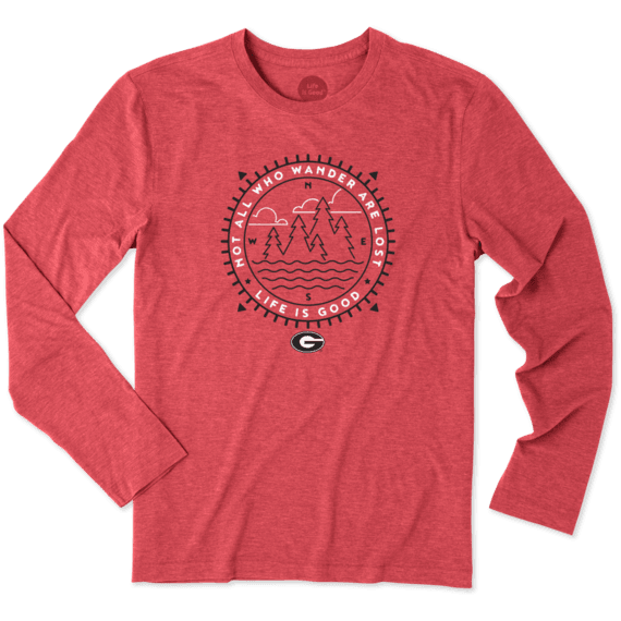 Men's Georgia Wander Long Sleeve Cool Tee Men's Georgia Wander Long Sleeve Cool Tee