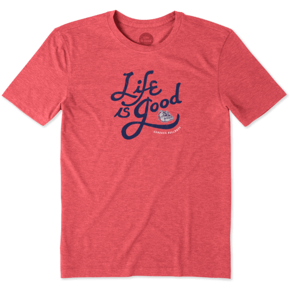 Men's Gonzaga Bulldogs Flourish Lig Cool Tee Men's Gonzaga Bulldogs Flourish Lig Cool Tee