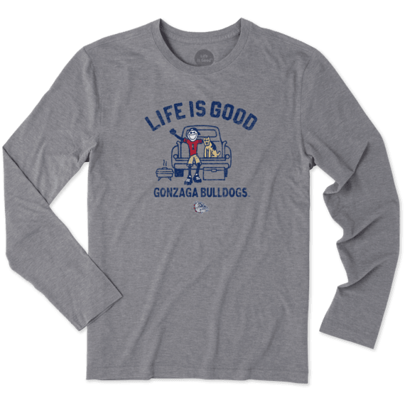 Men's Gonzaga Tailgate Jake Long Sleeve Cool Tee Men's Gonzaga Tailgate Jake Long Sleeve Cool Tee