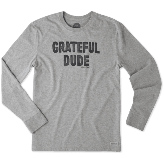 Men's Grateful Dude Long Sleeve Crusher Tee Men's Grateful Dude Long Sleeve Crusher Tee
