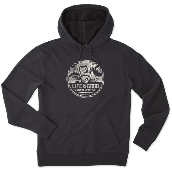Men's Guitar Truck Lifestyle Hooded Sweatshirt Men's Guitar Truck Lifestyle Hooded Sweatshirt