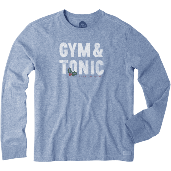 Men's Gym and Tonic Long Sleeve Crusher Tee Men's Gym and Tonic Long Sleeve Crusher Tee