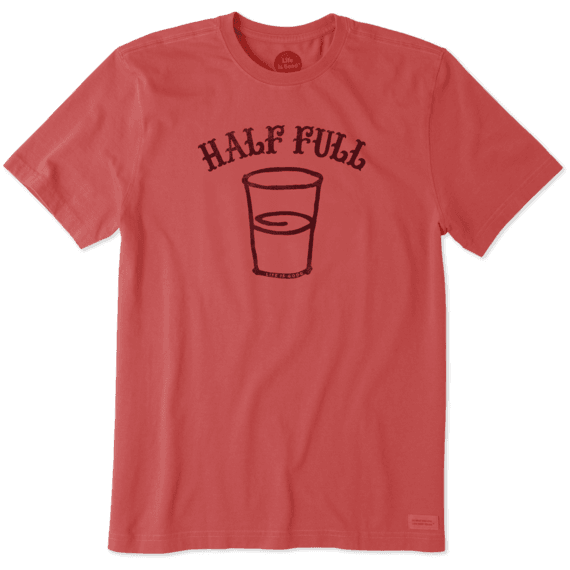 Men's Half Full® Crusher Tee Men's Half Full® Crusher Tee