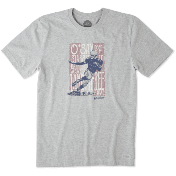 Men's Home Of The Brave Football Crusher Tee Men's Home Of The Brave Football Crusher Tee