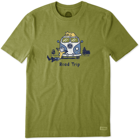 Men's Jake & Rocket Roadtrip Crusher Tee Men's Jake & Rocket Roadtrip Crusher Tee