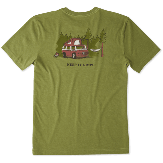 Men's Keep it Simple Camper Crusher Tee Men's Keep it Simple Camper Crusher Tee