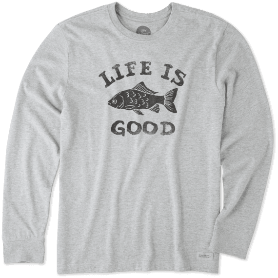 Men's LIG Fish Long Sleeve Crusher Tee Men's LIG Fish Long Sleeve Crusher Tee