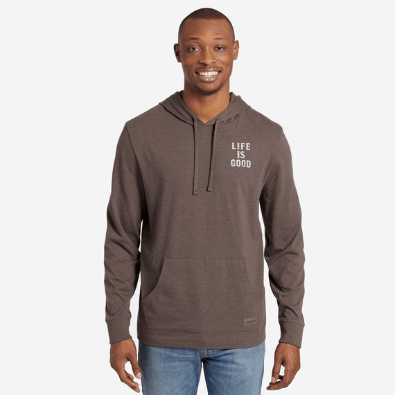 Men's LIG Stacked Hooded Long Sleeve Crusher Tee Men's LIG Stacked Hooded Long Sleeve Crusher Tee