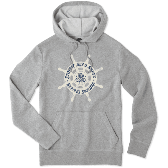 Men's LiG Ships Wheel Hooded Sweatshirt Men's LiG Ships Wheel Hooded Sweatshirt