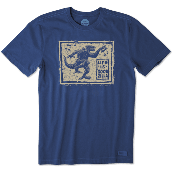 Men's Life Is Goodzilla Crusher Tee Men's Life Is Goodzilla Crusher Tee